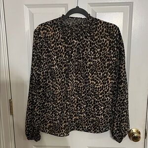 JCrew Leopard Print Women's Top